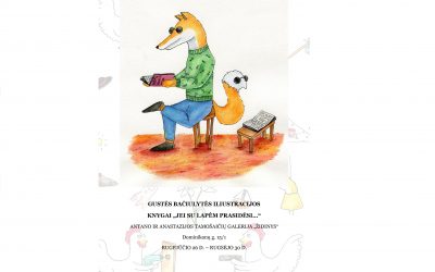 G. Bačiulytės iliustracijų paroda Kultūros nakties programoje